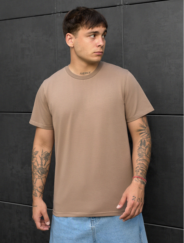 Tricou Staff brown basic