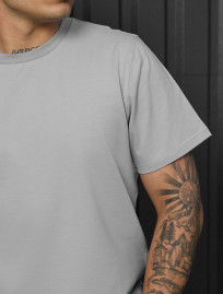 Tricou Staff light gray basic