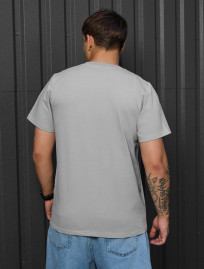 Tricou Staff light gray basic