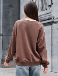Bluză de damă Staff freedom brown oversize