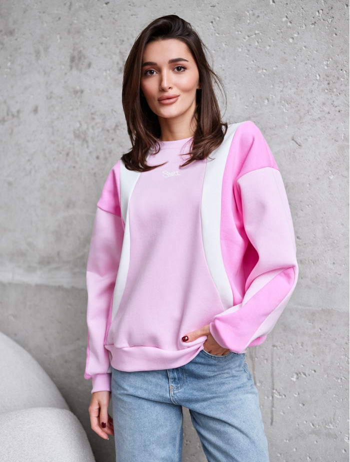 Bluză de trening Staff st mix 3 logo oversize fleece