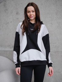 Hanorac de damă Staff cus logo mix oversize