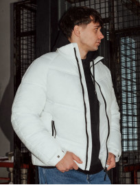 Geacă de iarnă luminescentă Staff ilumin white