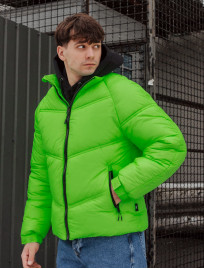 Geacă de iarnă luminescentă Staff ilumin green