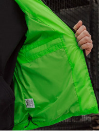 Geacă de iarnă luminescentă Staff ilumin green
