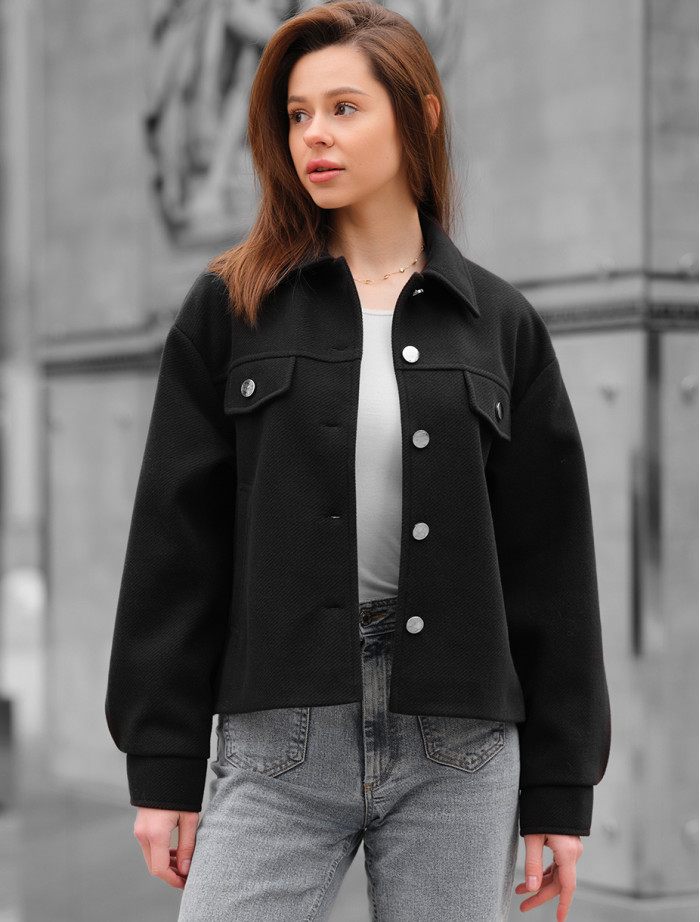 Jachetă cămașă de damă Staff ri black