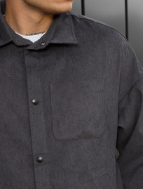 Cămașă Staff velvet dark gray