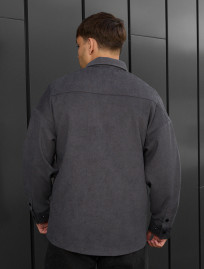 Cămașă Staff velvet dark gray