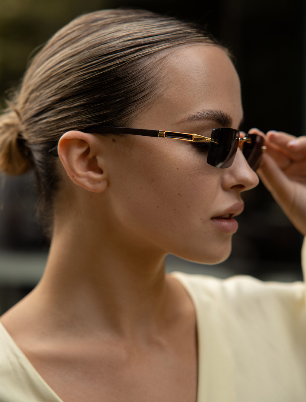 Ochelari Staff black & gold
