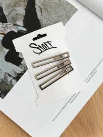 Agrafă de păr Staff metal 2 (3 buc.)