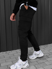 Pantaloni Staff cargo copp black