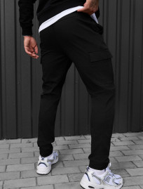 Pantaloni Staff cargo copp black