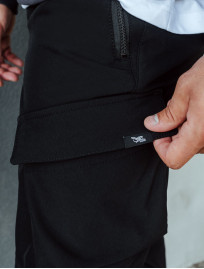 Pantaloni de jogging izolați Staff st cargo black fleece
