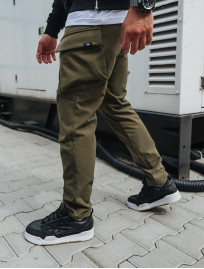 Pantaloni de jogging izolați Staff st cargo khaki fleece