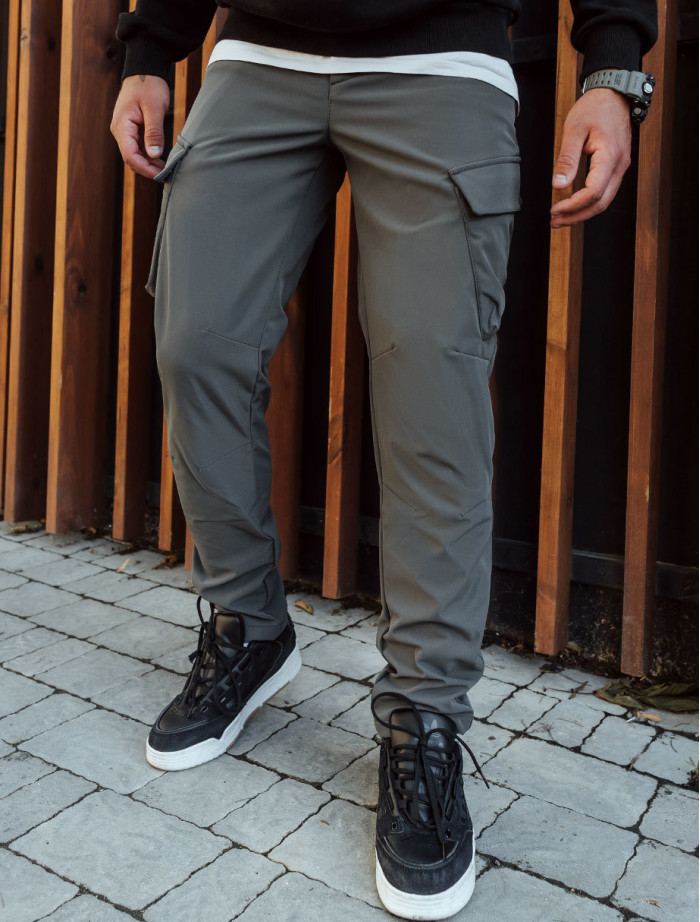 Pantaloni de jogging izolați Staff st cargo gray fleece