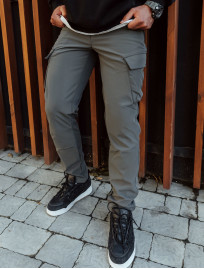 Pantaloni de jogging izolați Staff st cargo gray fleece