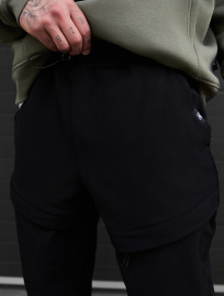 Pantaloni izolați Staff cu black fleece