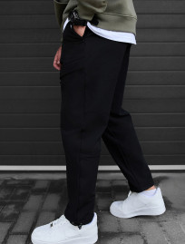 Pantaloni izolați Staff cu black fleece