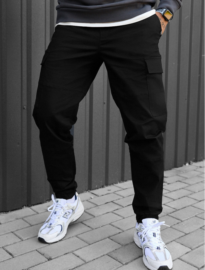 Pantaloni Staff hid cargo black