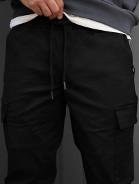 Pantaloni Staff hid cargo black