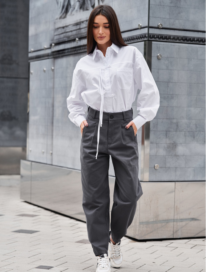 Pantaloni de damă Staff wep gray