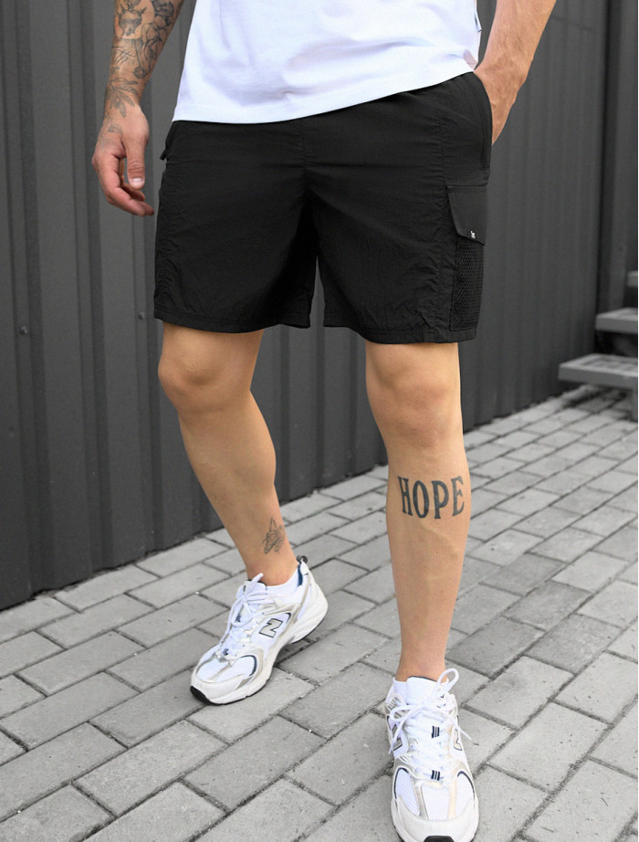 Pantaloni scurți de plajă Staff vir black