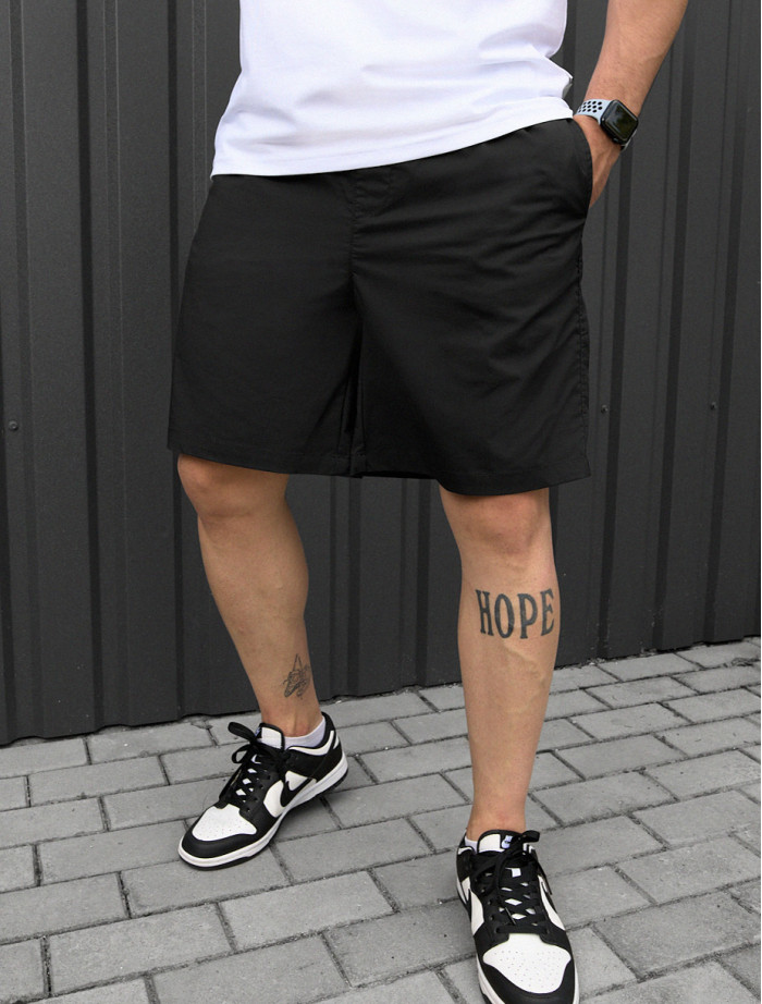 Pantaloni chinos scurți Staff bea black