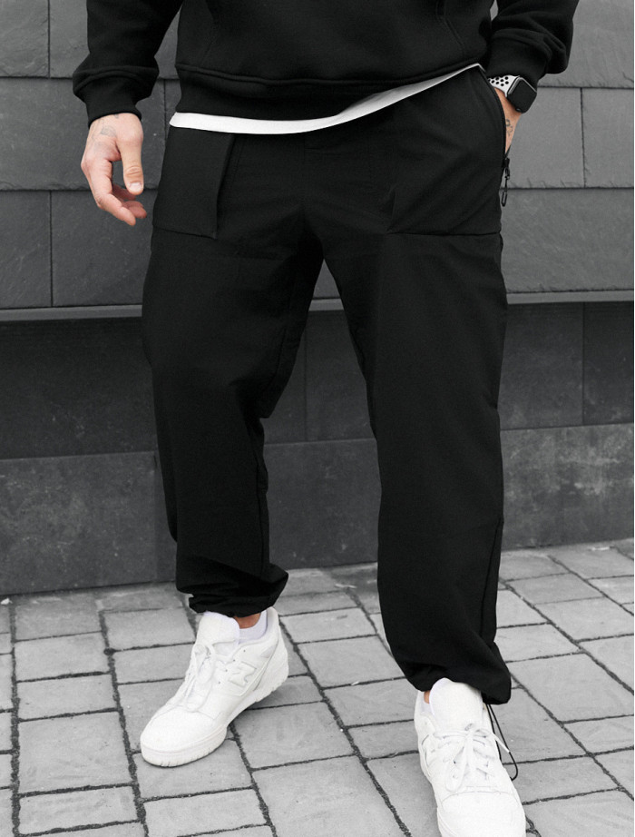 Pantaloni chinos Staff rit black
