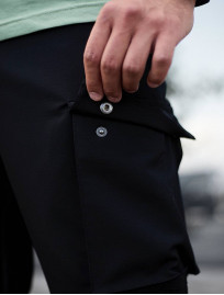 Pantaloni Staff cargo tao spandex black