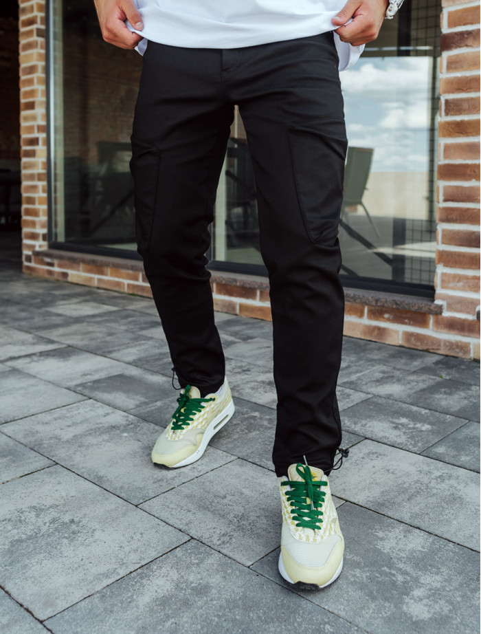 Pantaloni de jogging izolați Staff coa cargo black fleece