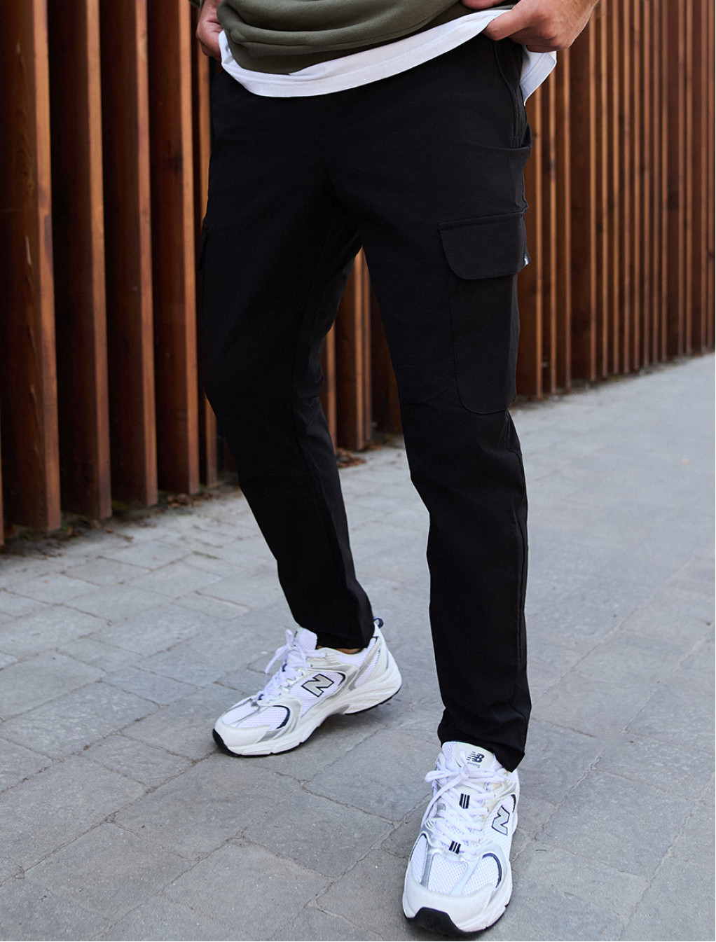 Pantaloni Staff cargo tam black