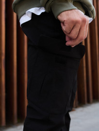 Pantaloni Staff cargo tam black