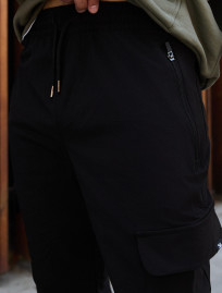 Pantaloni Staff cargo tam black