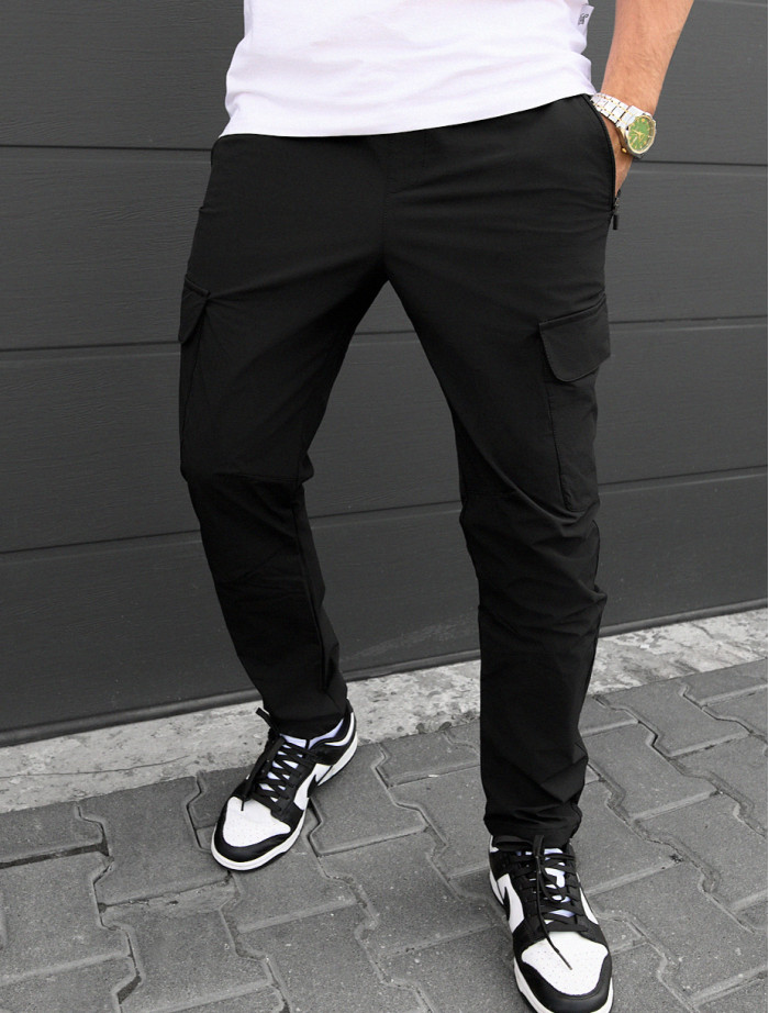 Pantaloni Staff cargo tam black