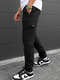Pantaloni Staff cargo tam black