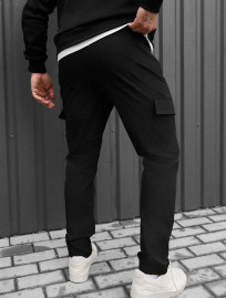 Pantaloni Staff cargo tam black