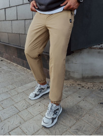 Pantaloni de jogging izolați Staff ba beige fleece