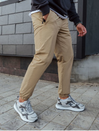 Pantaloni de jogging izolați Staff ba beige fleece
