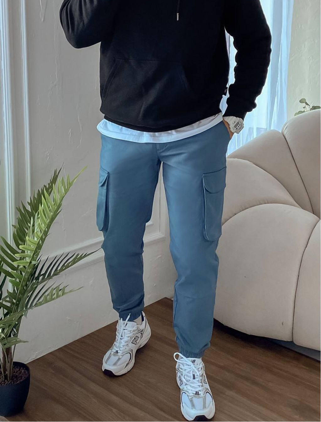 Pantaloni Staff du cargo blue