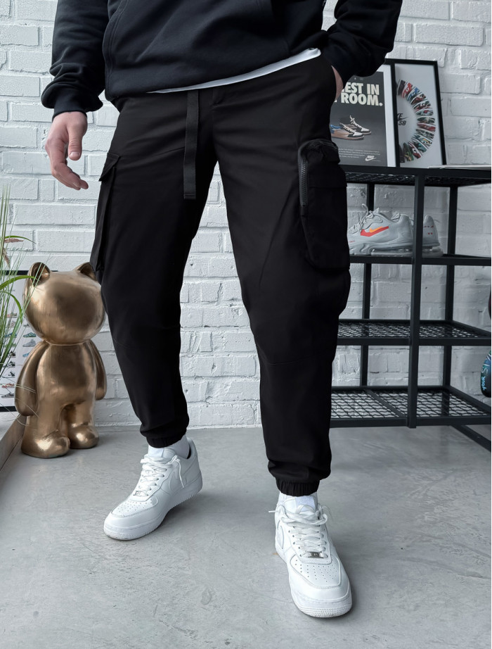 Pantaloni Staff cargo sj black