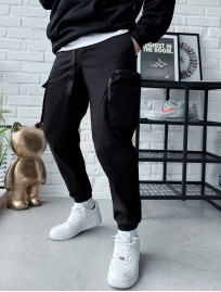 Pantaloni Staff cargo sj black