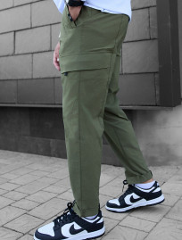 Pantaloni Staff cargo pel khaki