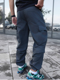Pantaloni Staff cargo tu dark gray