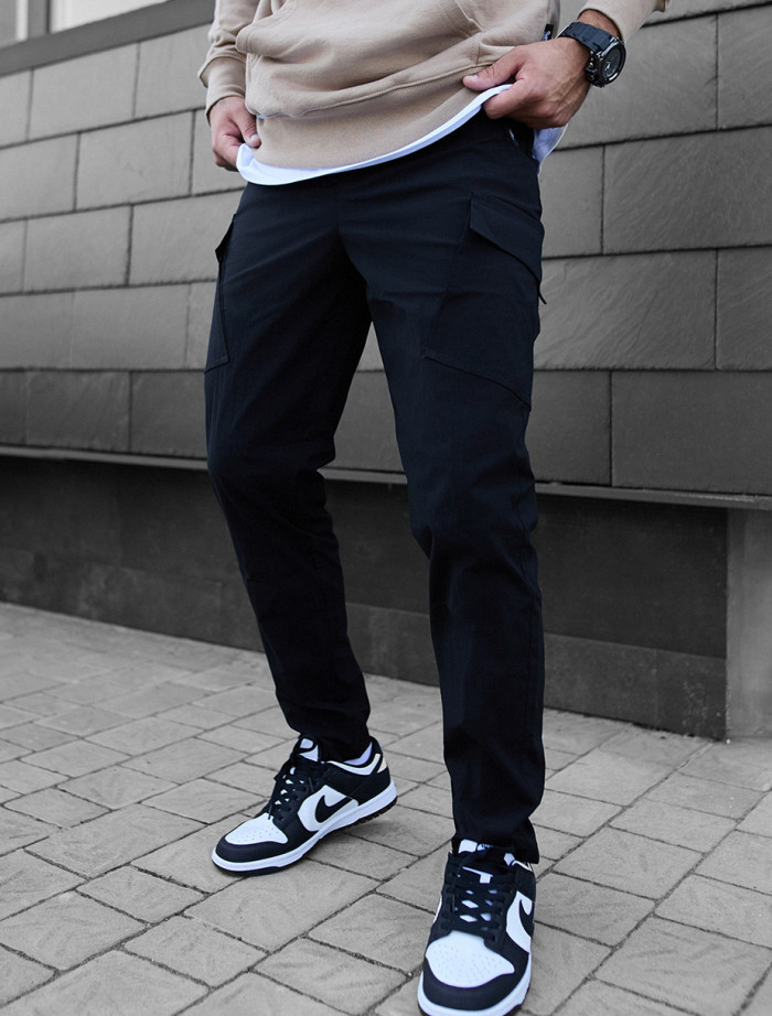 Pantaloni Staff cargo fa black