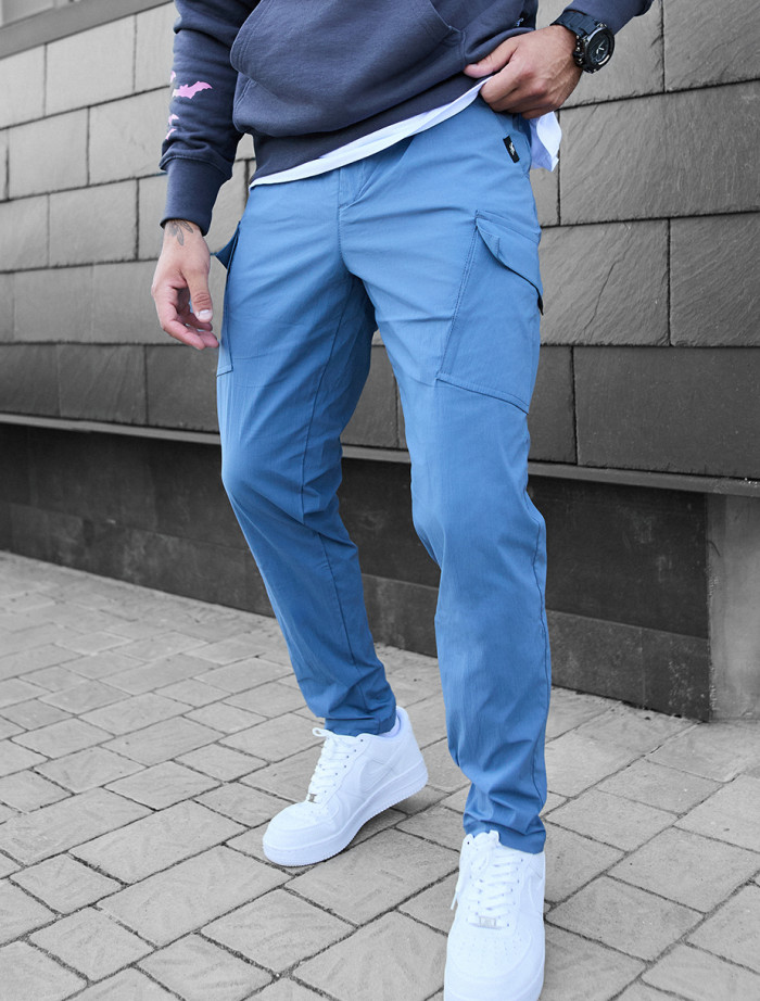 Pantaloni Staff cargo fa blue