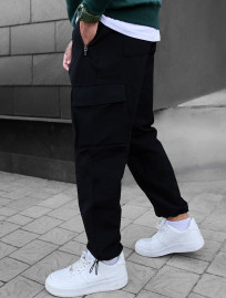 Pantaloni Staff cargo al black