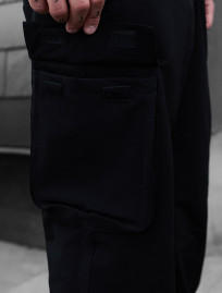 Pantaloni Staff cargo al black