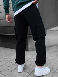 Pantaloni Staff cargo al black