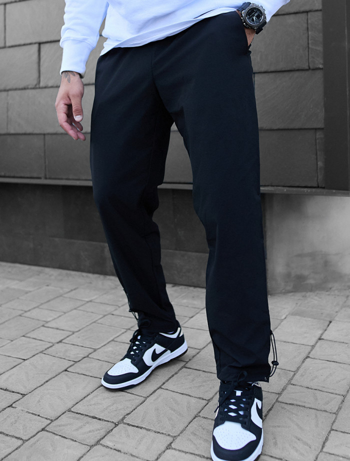 Pantaloni Staff pa spandex black