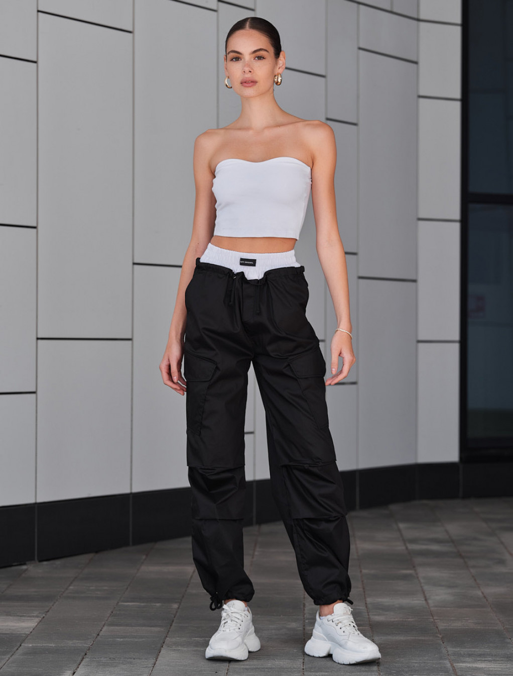 Pantaloni de damă Staff bem cargo black